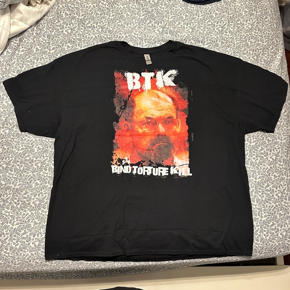 BTK shirt Serial Killer Murder Dennis Rader BIND TORTURE KILL Horror True Crime